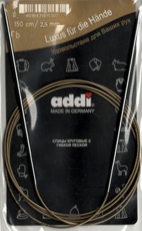 Спицы ADDI Classic круговые супергладкие на 150 см №2,5