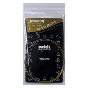 Спицы ADDI круговые супергладкие никель №2,5 100 см