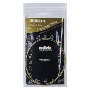 Спицы ADDI круговые супергладкие никель №3,0 100 см