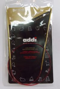 Спицы ADDI позолоченные с удлиненным кончиком №2.75 60 см