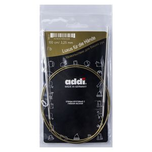 Спицы ADDI круговые супергладкие никель №3,25  100см